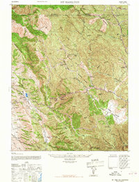 1967 Map of Mt. Hamilton, Santa Clara County, CA — High-Res | Pastmaps